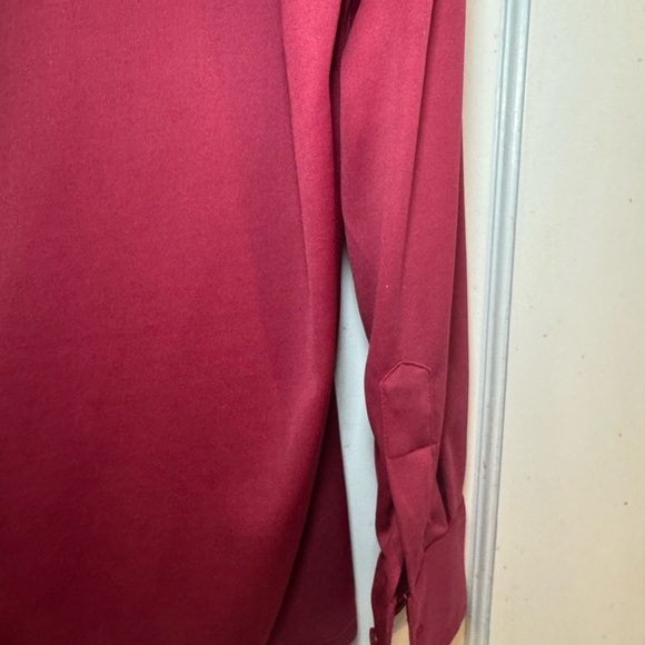 Lucien Piccard Men’s Shirt Size M Burgundy Button Down Long sleeve, Casual, Fall - Picture 12 of 12